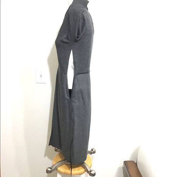 PAULE KA Paris Wool Thin Belt Midi Dress NWT Sz 40 - Picture 4 of 8